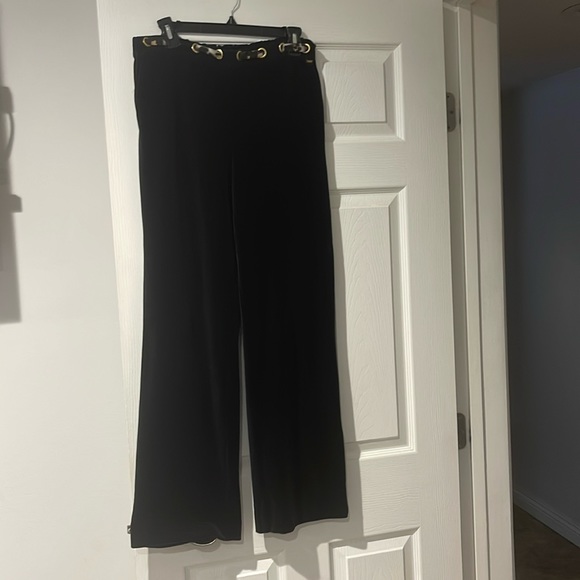 Pants black velure medium, St. John  good condition - Picture 1 of 6